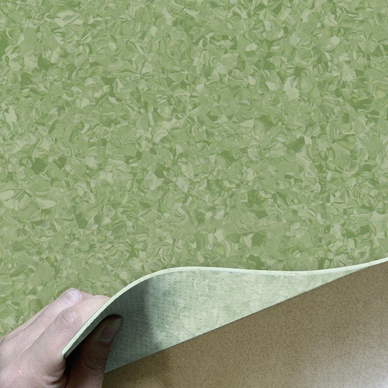 Homogeneous commercial vinyl sheet flooring roll Glory 1