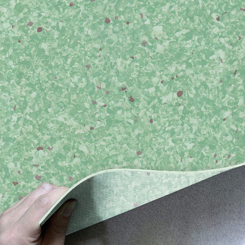Homogeneous commercial vinyl sheet flooring roll core plus 1