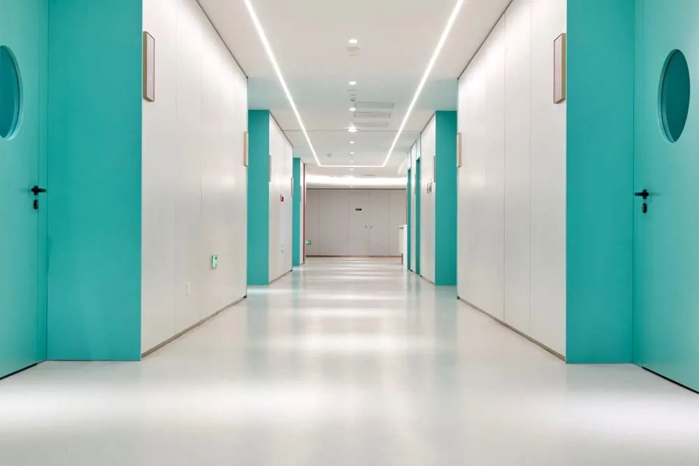 Homogeneous hospital vinyl sheet flooring 3