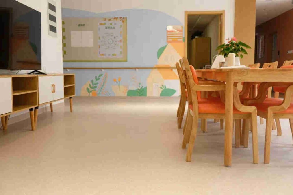 Hospital Grade Healthcare center vinyl sheet flooring 3