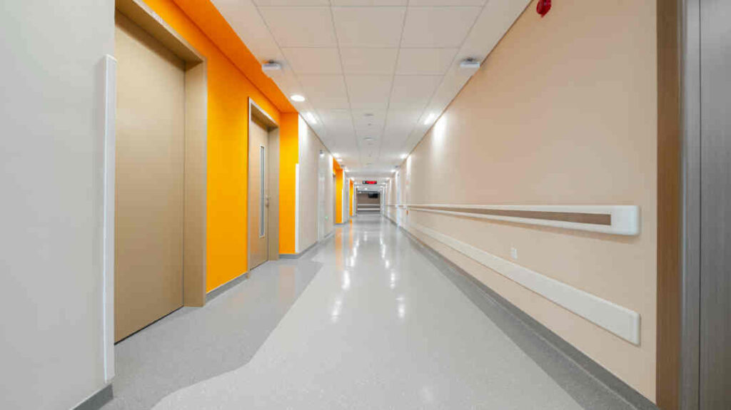 1 hospital grade homogeneous vinyl flooring