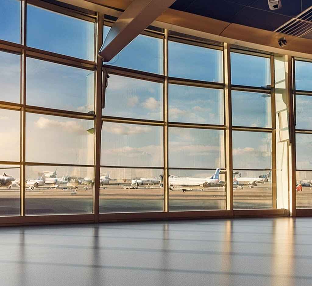 Homogeneous Flooring in Airpots 4 pic