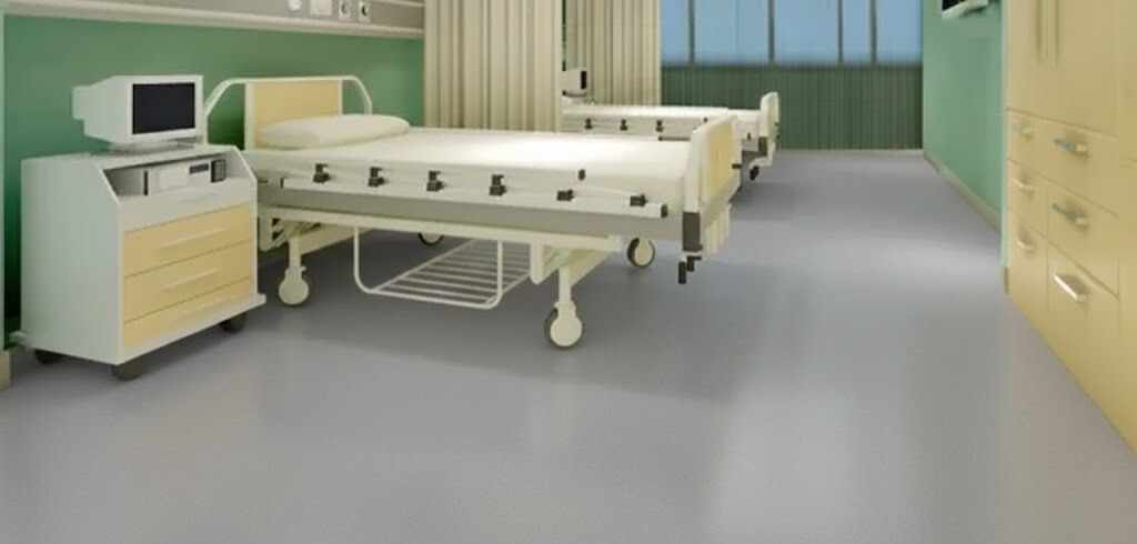 Homogeneous Flooring in Hospitals 4 pic