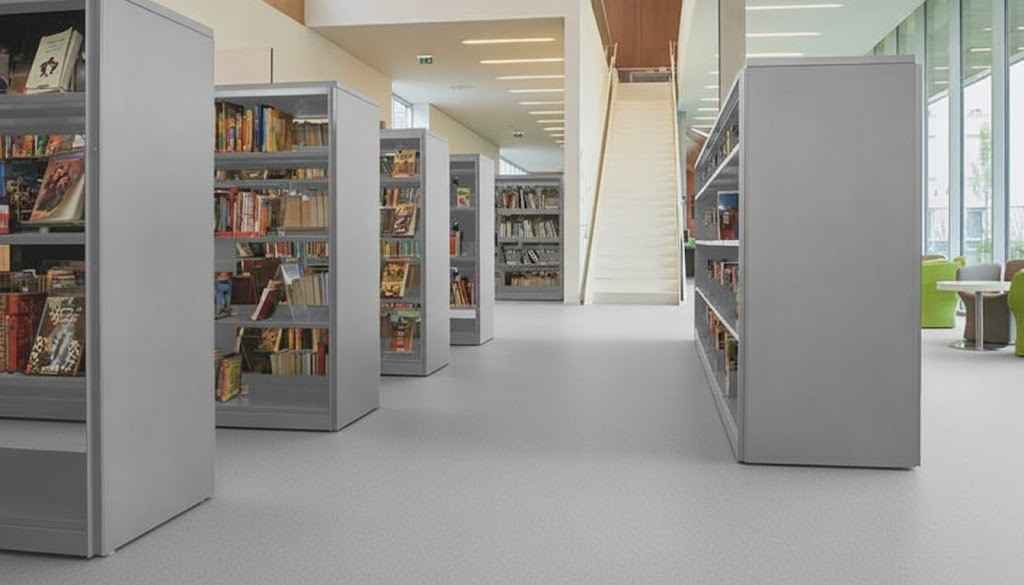 Homogeneous Flooring in Libraries 3 pic