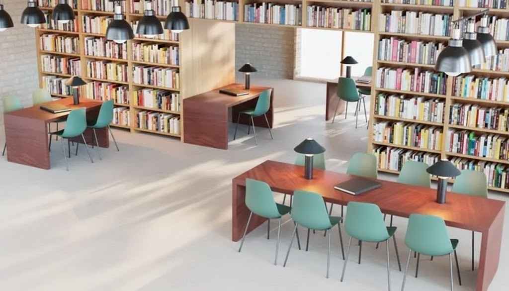 Homogeneous Flooring in Libraries 4 pic