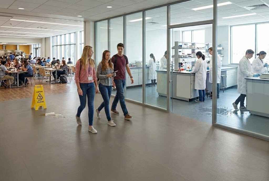 Homogeneous Flooring in Uni 2 pic