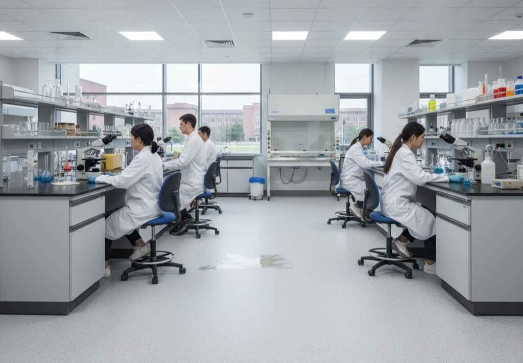 Homogeneous Flooring in Uni 4 pic