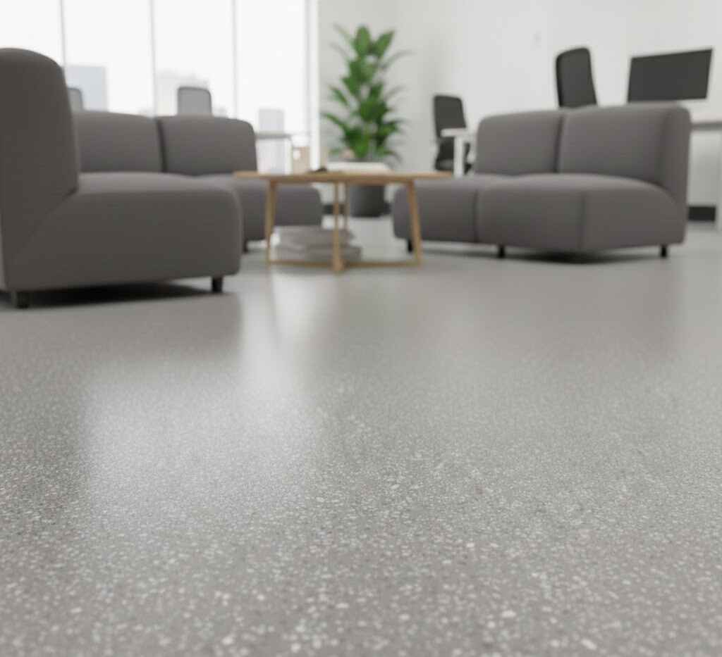 Heterogeneous Flooring in Commercial 4 Pic